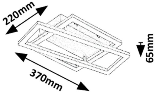 Rabalux 71380 - Plafoniera LED ELLINOR LED/24W/230V 3000K