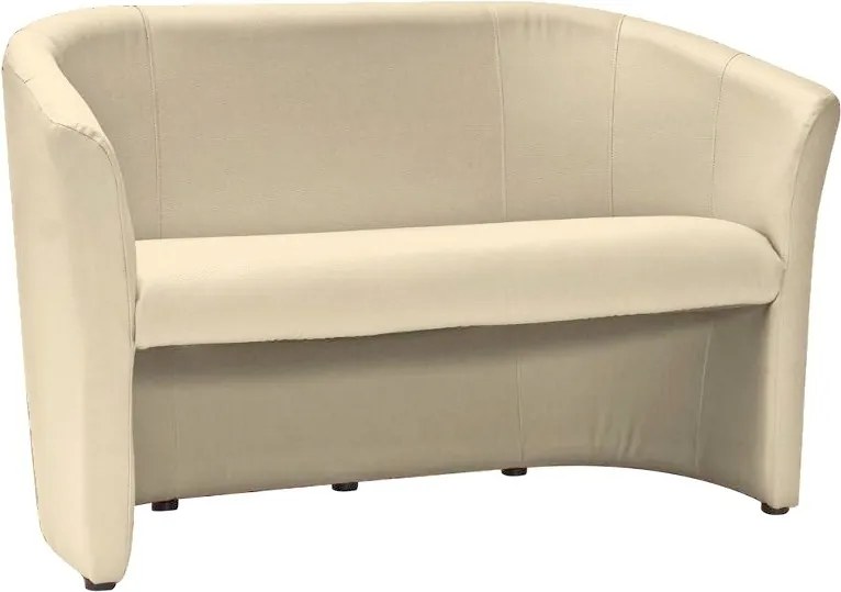 Divano TM-2 in ecopelle crema – 126x60x76 cm