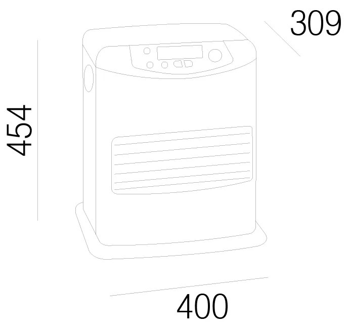 Stufa a Combustibile Liquido Inverter Modello 3026