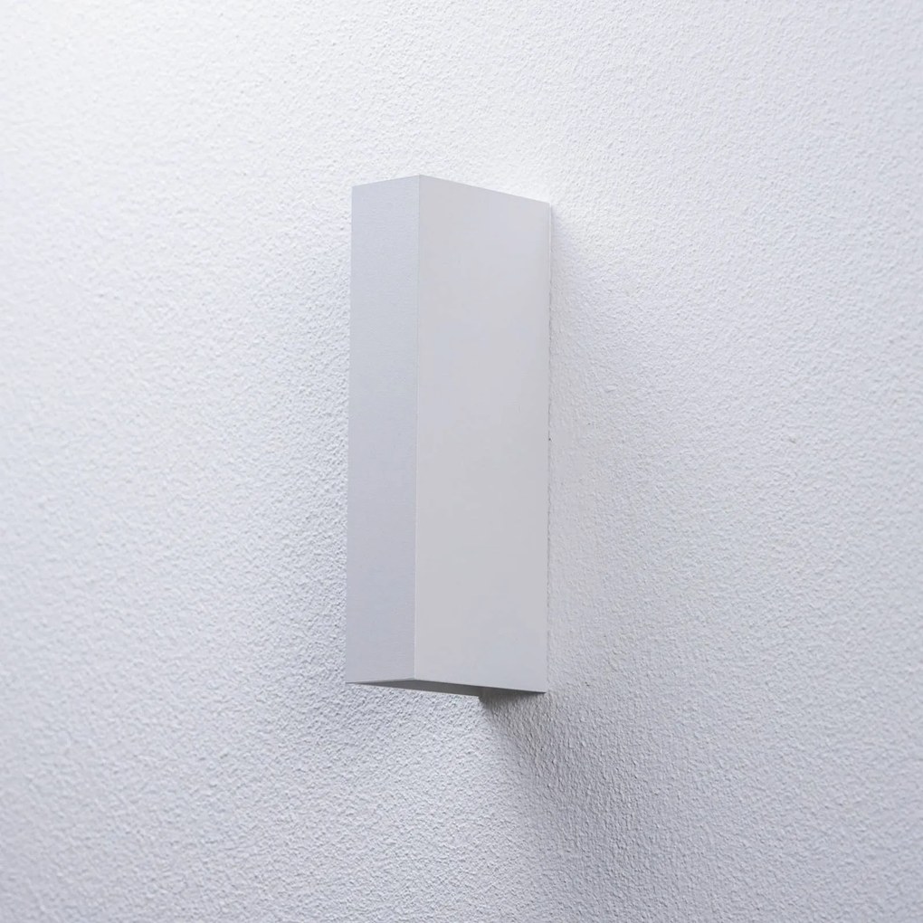 Applique da esterni LED di Arcchio Brinja, bianco, metallo, IP65