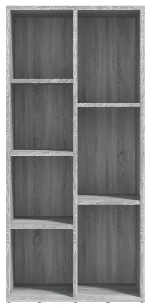 Libreria Grigio Sonoma 50x25x106 cm