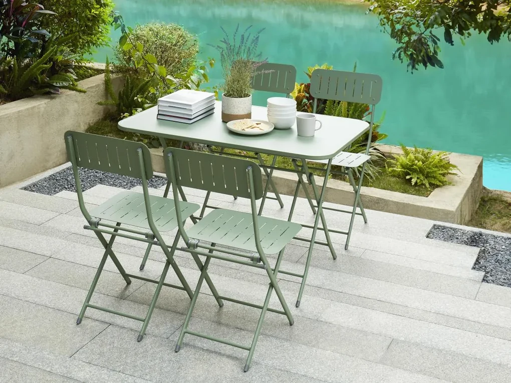 Tavolo da Giardino Allungabile Rettangolare in Alluminio (150-197x90 cm)  Saura