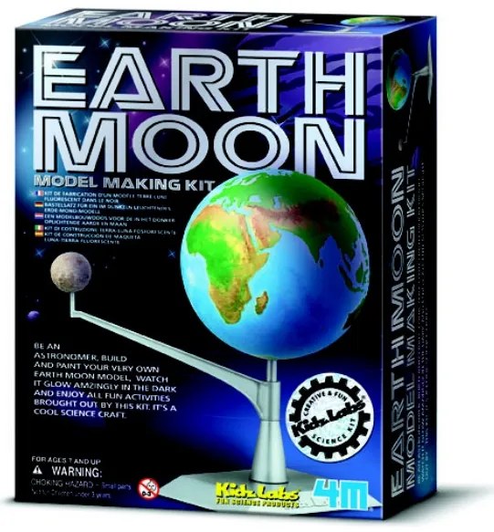 Modello mobile Terra e Luna - fosforescente