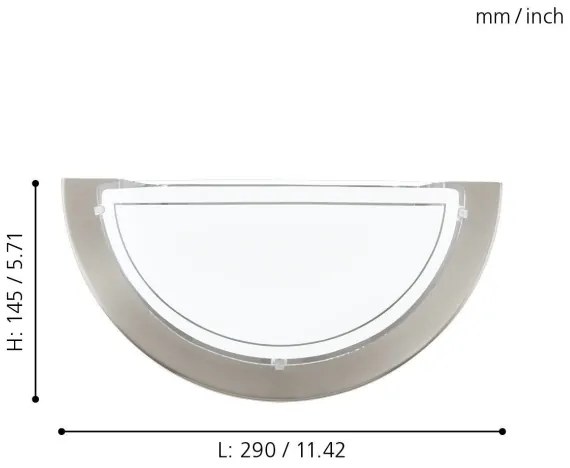 EGLO 83163 - Applique PLANET1 1xE27/60W