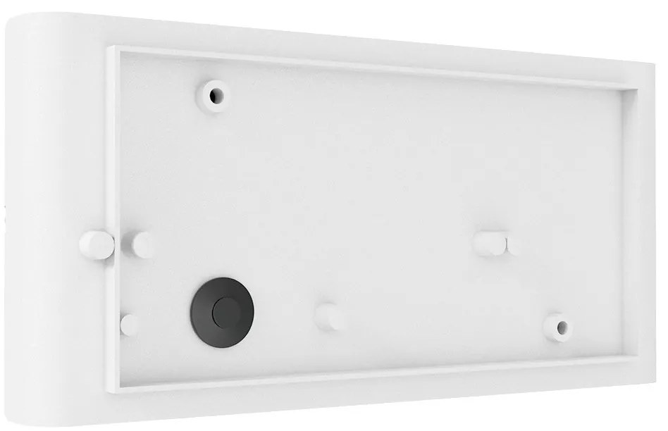 Applique Moon Design - E27 Bianca Curva per Esterni IP65