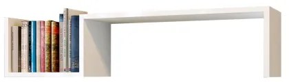 Mensola BIENCE 21,4x87,8 cm bianca