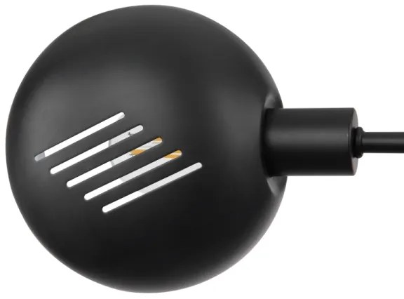 Globo 58228NB - Lampada con piedistallo SEYMOUR 5xE14/40W/230V nero