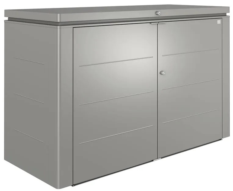 Baule BIOHORT HIGHBOARD 200 in acciaio grigio L 200 x H 127 x P 84 cm