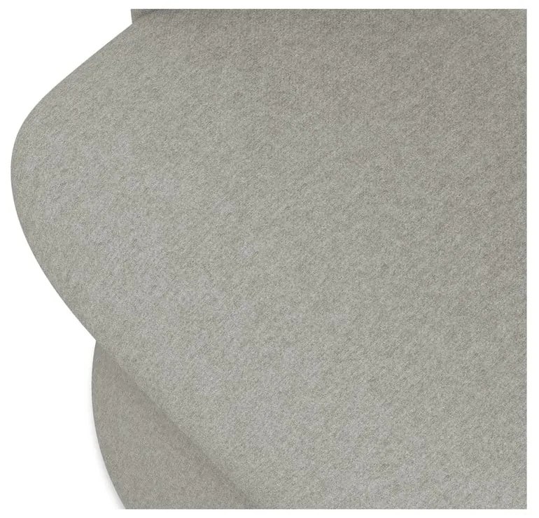 Sedia da pranzo grigio chiaro in imbottito Kalo – Makamii