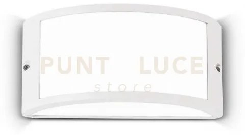 Rex-1 applique a parete ip44 1 luce attacco e27 bianco