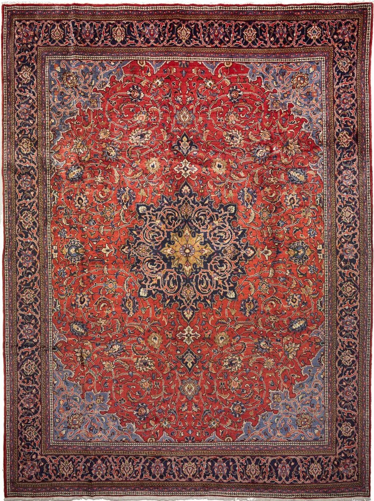 Sarouk Tappeto 300 x 400 Rosso (Iran) Annodato A Mano