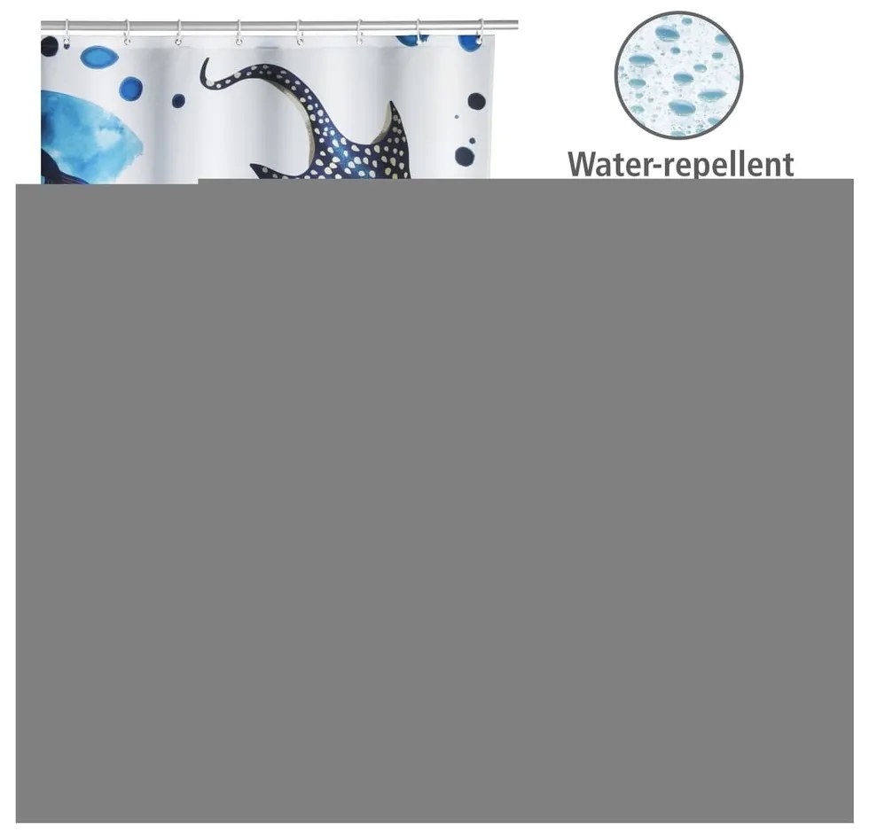 Tenda da doccia 200x180 cm Aquaris - Wenko