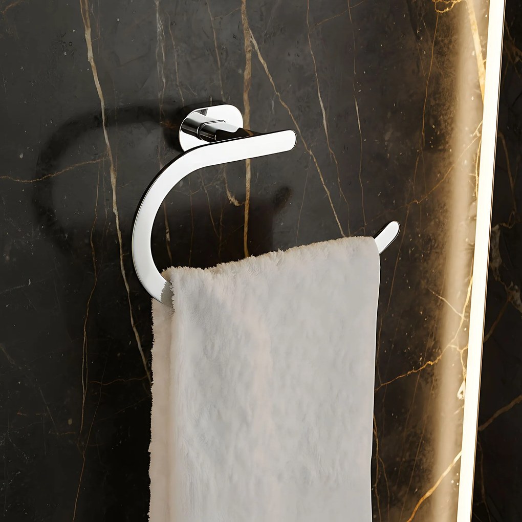 Portasciugamano da bagno 110 Til Chrome
