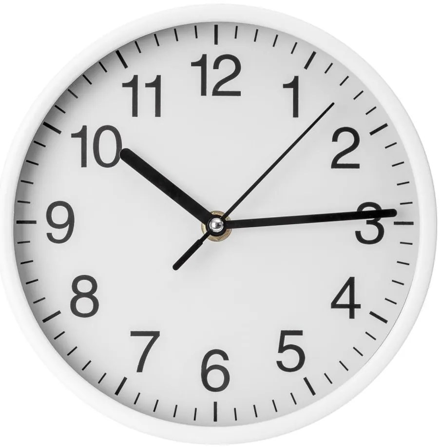 Orologio da parete Ø 20 cm 1xAA bianco/nero