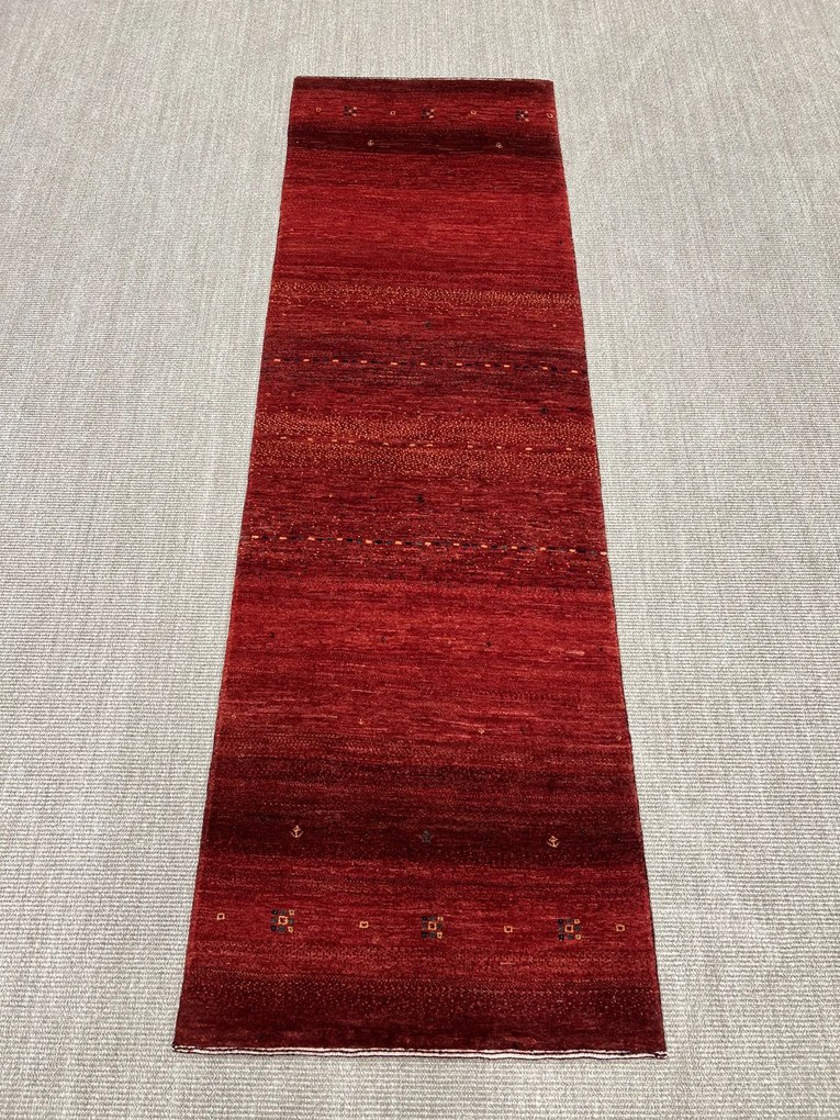 Loribaft Tappeto persiano 250x80 Rosso (Iran) Annodato A Mano