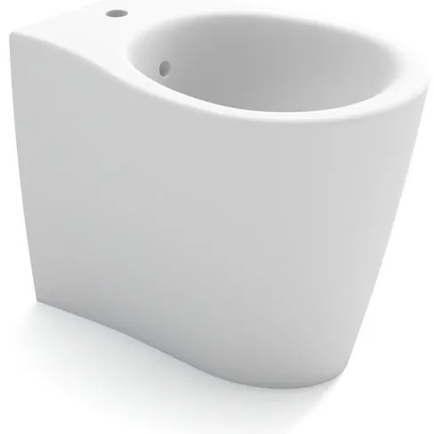 Bidet filomuro SOFT OLYMPIA CERAMICA L 36 x H 42 x P 55 cm Bianco opaco