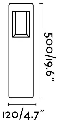 FARO 71199 - Lampada LED da esterno NAYA LED/8W/230V IP54