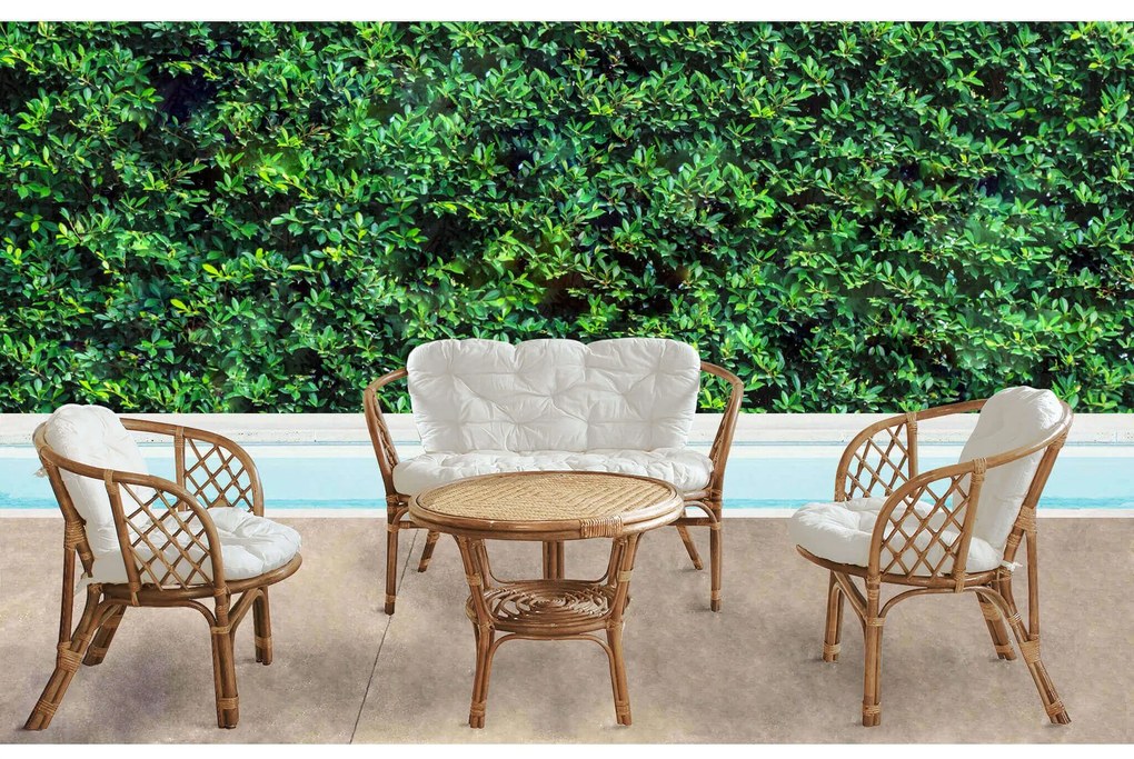 JERA - salotto da giardino in rattan