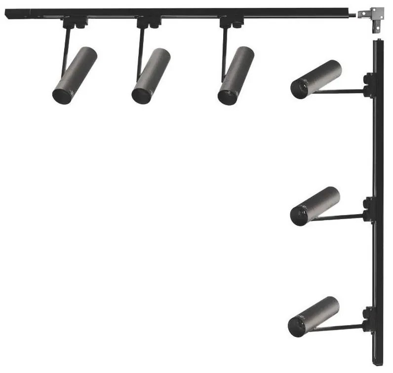 Zuma Line 3569 - Faretto per sistema a binario LISA 6xGU10/35W/230V nero