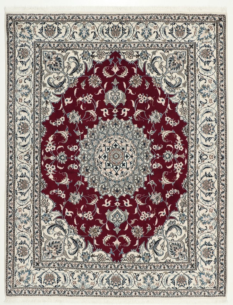 Nain Tappeto persiano 190x250 (Iran) Annodato A Mano