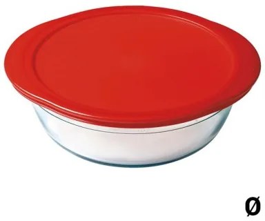 Porta pranzo Ô Cuisine Rosso Vetro Borosilicato