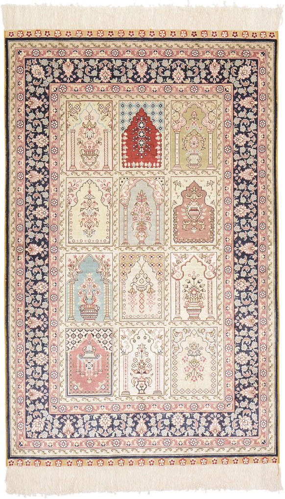 Hereke Tappeto orientale 130 x 80 (Cina) Annodato A Mano