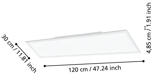 Eglo 900047 - Plafoniera LED dimmerabile SALOBRENA-Z LED/33,5W/230V bianco