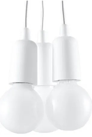 Lampadario a sospensione con filo DIEGO 3xE27/60W/230V