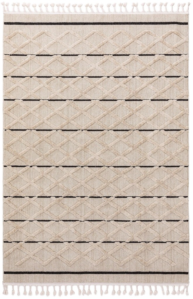 benuta Pop Tappeto Oyo Crema 200x290 cm - Tappeto design moderno soggiorno