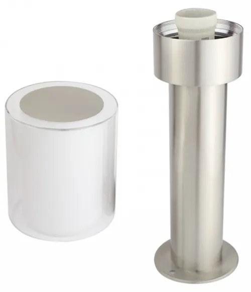 Paletto da Giardino 40cm di Design in acciaio INOX, IK06, IP54, base E27 Base E27