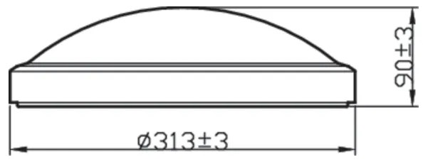 Philips - Plafoniera LED da bagno DORIS LED/17W/230V IP44
