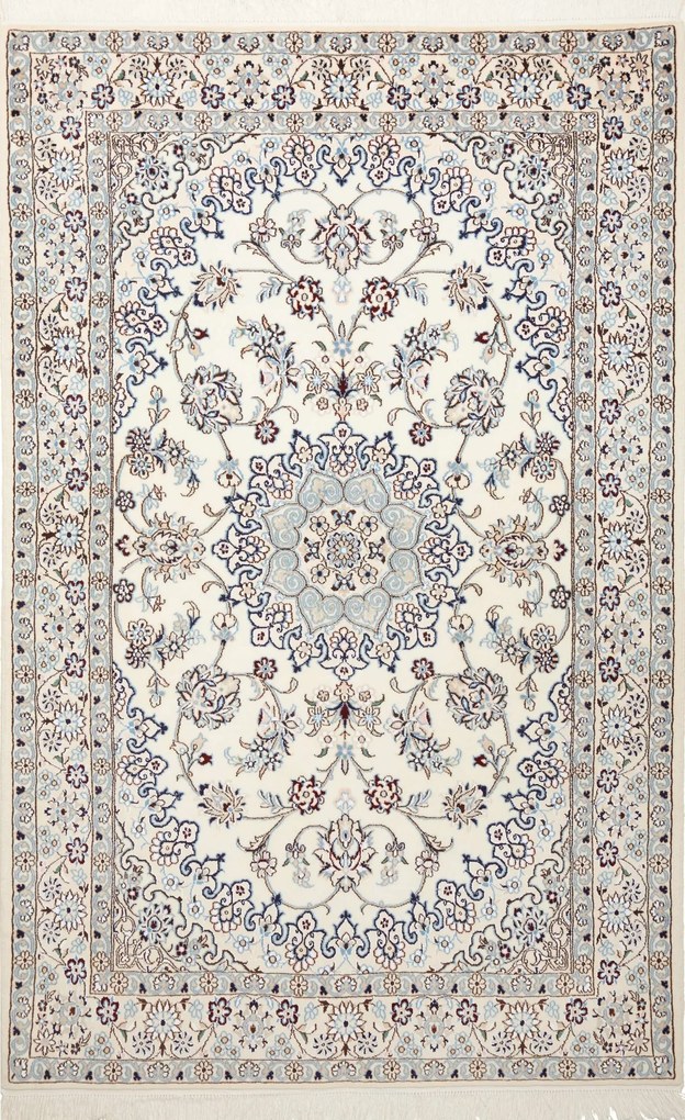 Nain Tappeto 200 x 130 Beige (Iran) Annodato A Mano