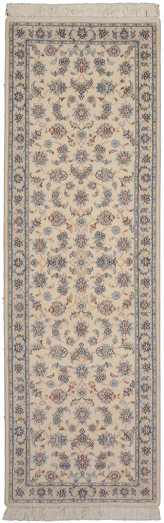 Nain Tappeto persiano 80 x 250 Beige (Iran) Annodato A Mano