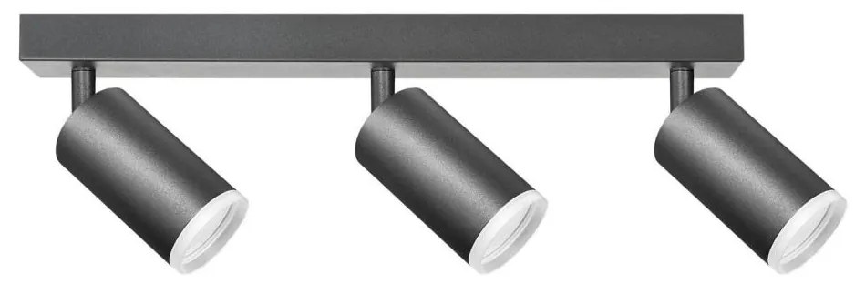 Faretto LONDON 3xGU10/10W/230V nero