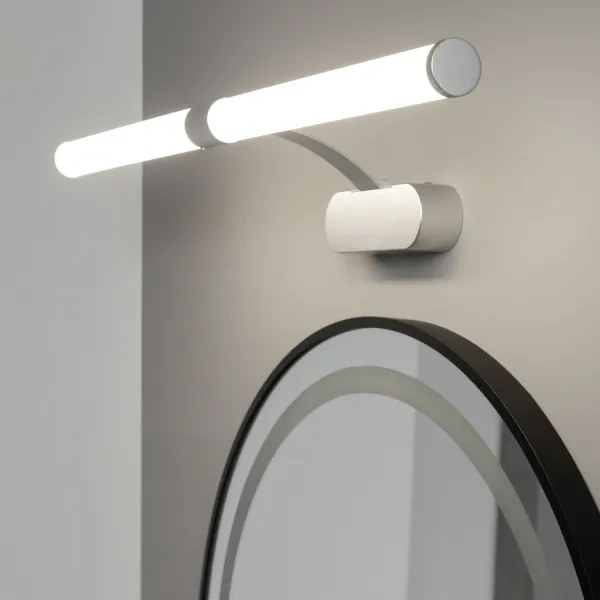 Brilagi - Lampada LED per specchio da bagno TUBEO LED/8W/230V 60 cm IP44 argento