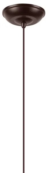 Lampadario LED a sospensione con filo NOEL 1xE27/60W/230V marrone