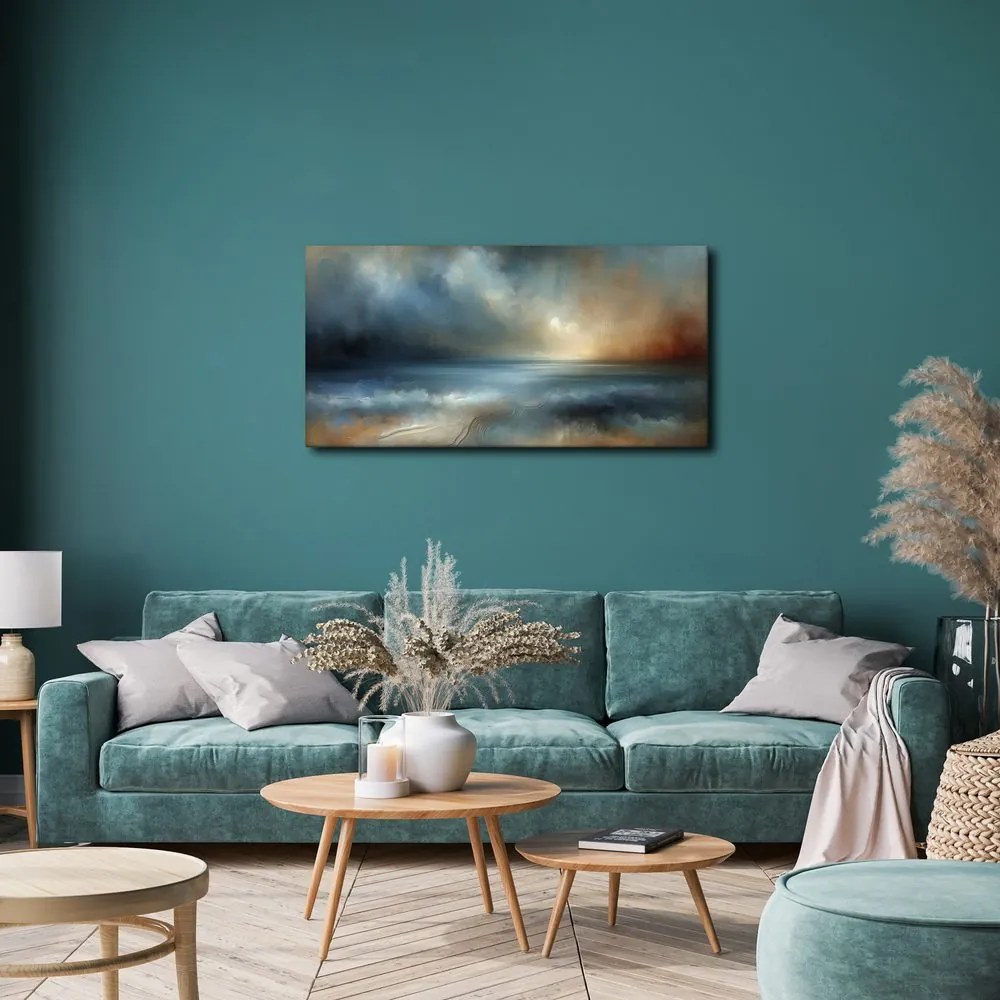 Quadro su tela – Mare calmo in astrazione