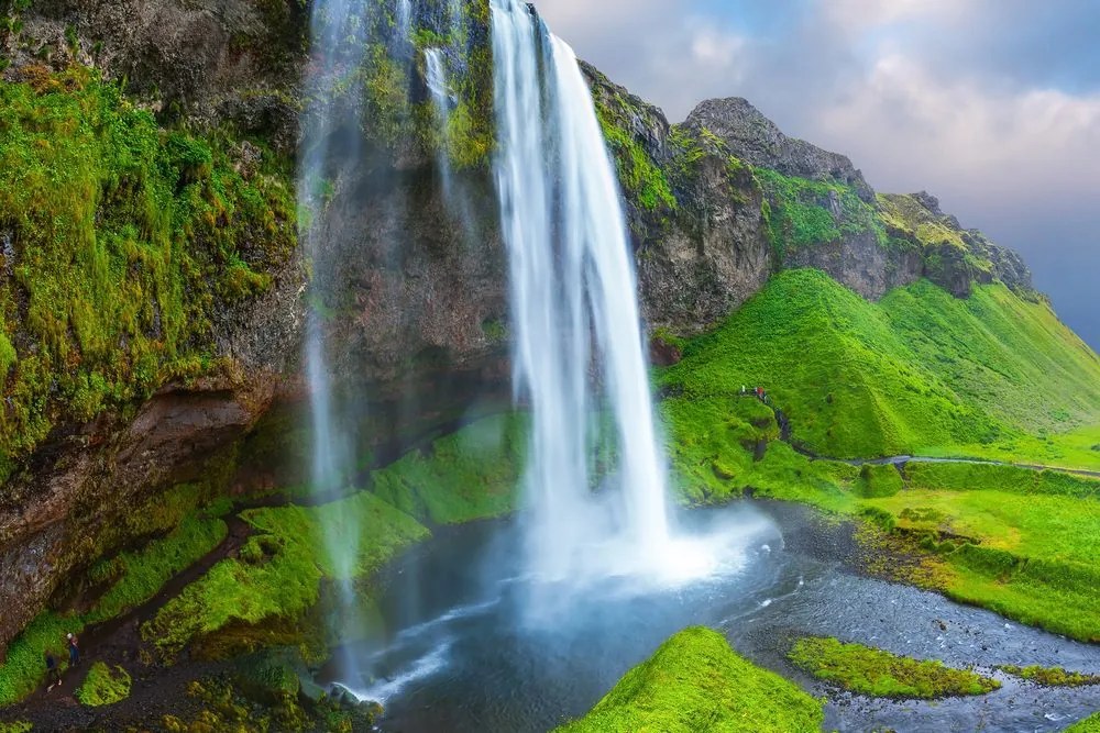 Quadro su tela – Cascata in Islanda