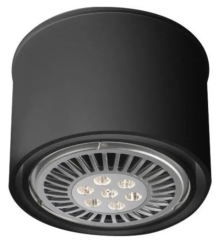 Shilo 1117 - Faretto MIKI 1xGU10/15W/230V nero