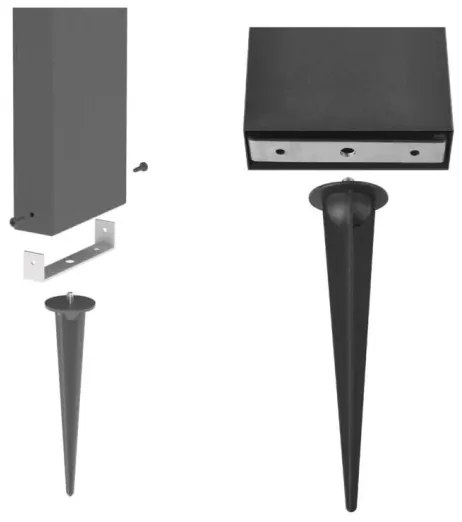 Lampada solare LED con sensore LED 4,4W 3,7V 2200mAh IP44