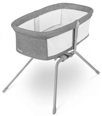 Lionelo - Lettino da viaggio 3 in 1 MALIN Grigio Pietra