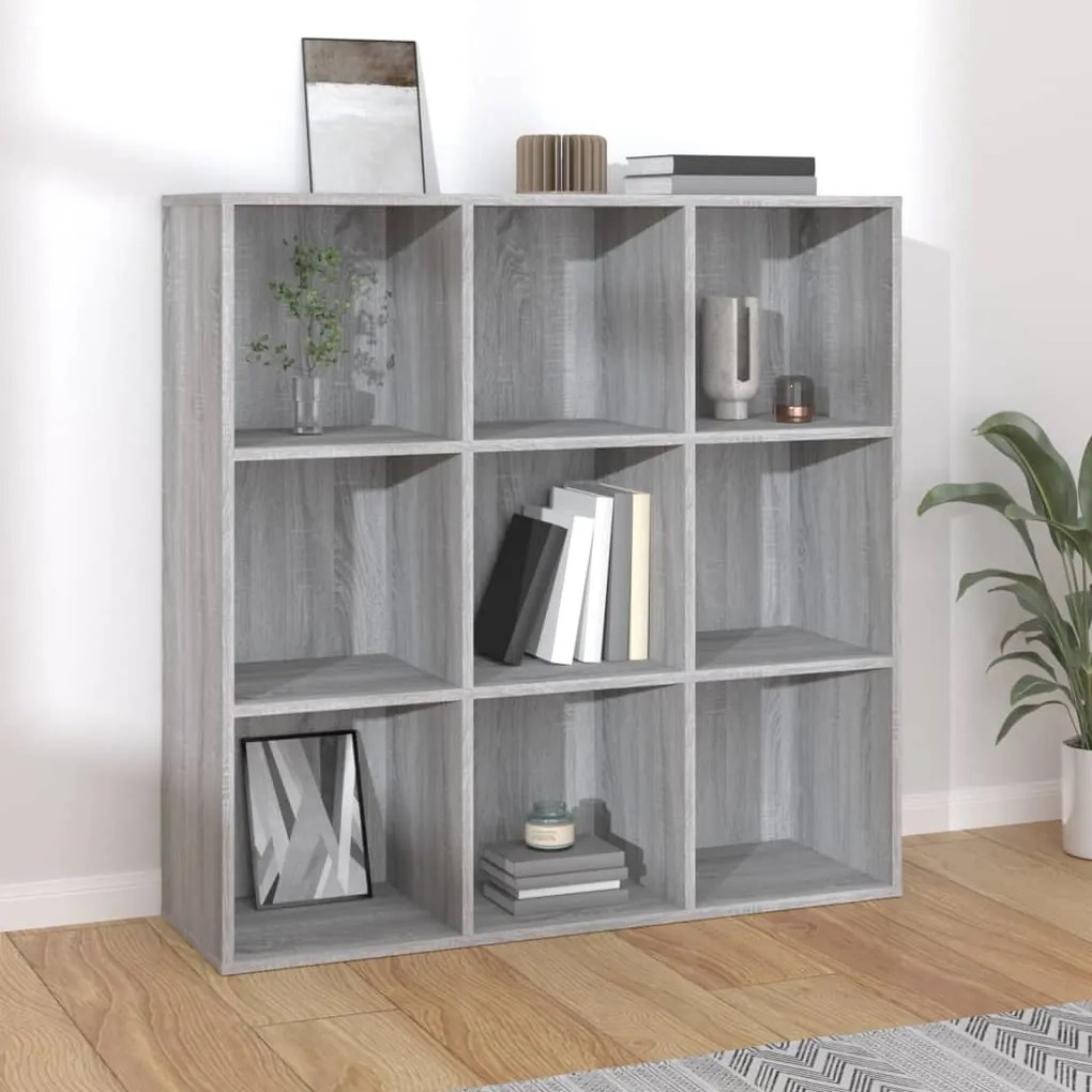 Libreria Grigio Sonoma 98x29x97,5 Cm /