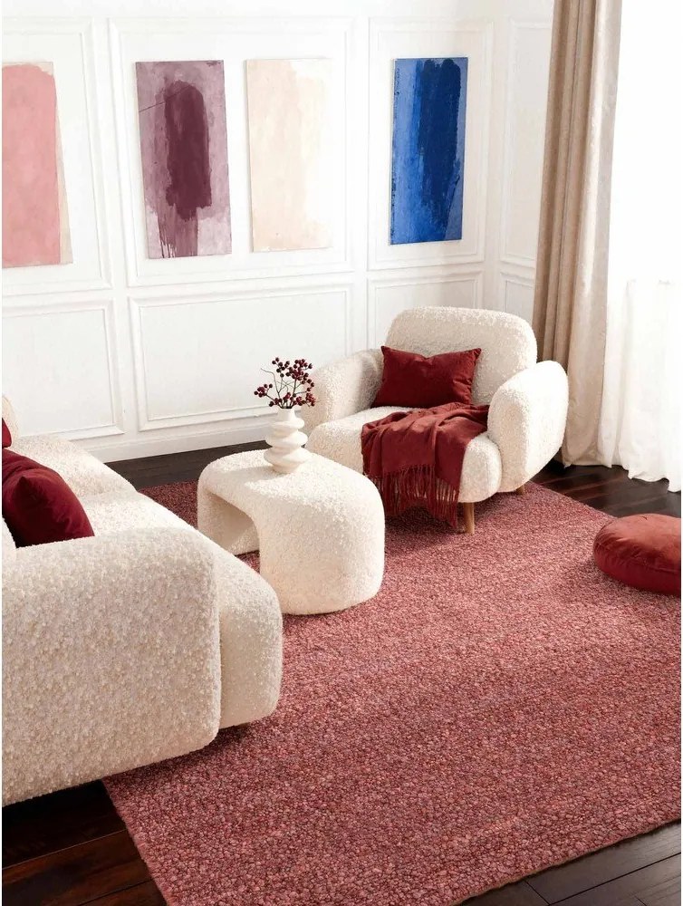 Tappeto rosa scuro tessuto a mano 160x230 cm Notting Hill Portobello – Ted Baker