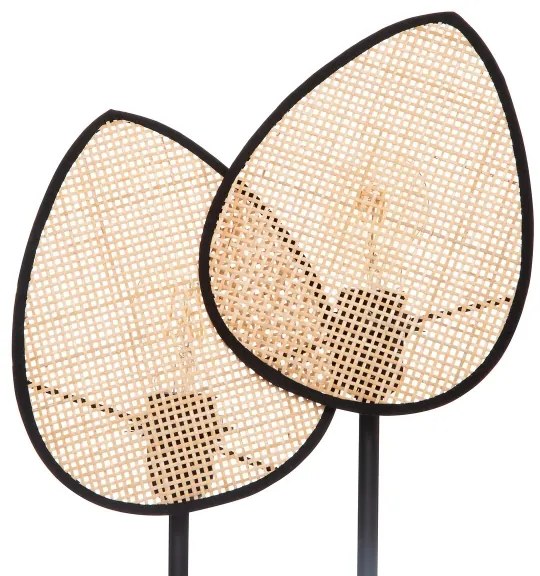 Atmosphera - Lampada da tavolo OLME 2xE27/40W/230V in rattan