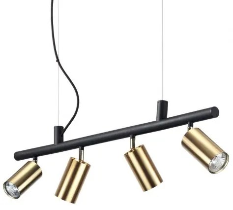 Lampada a sospensione dynamite sp4 ottone