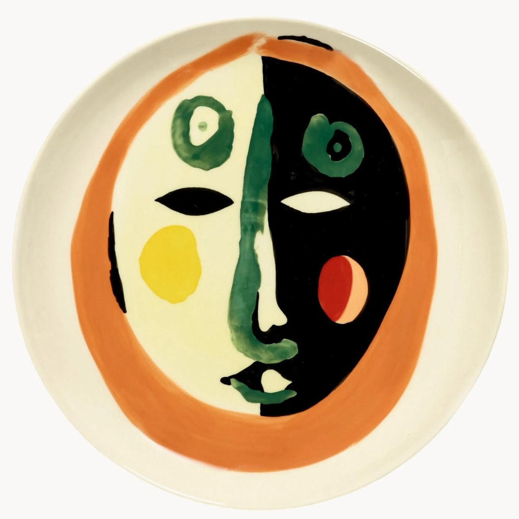 Piatti da colazione con smalto reattivo Feast 2 pz