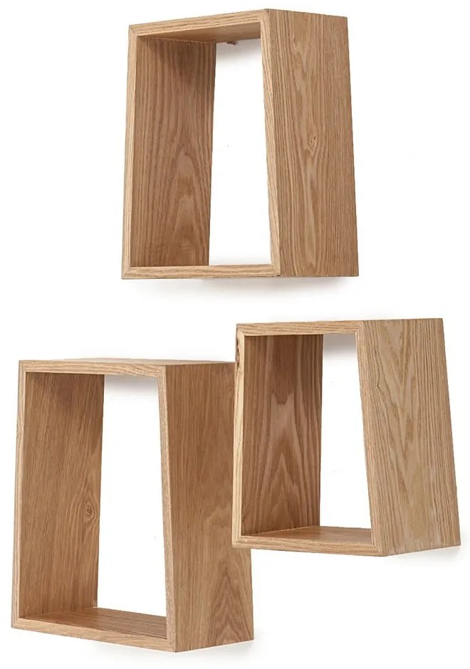 Set di 3 ripiani Trapezio - Tomasucci