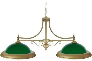 Tosel  Lampadari, sospensioni e plafoniere Lampada da Soffitto tondo metallo dorato e verde  Tosel