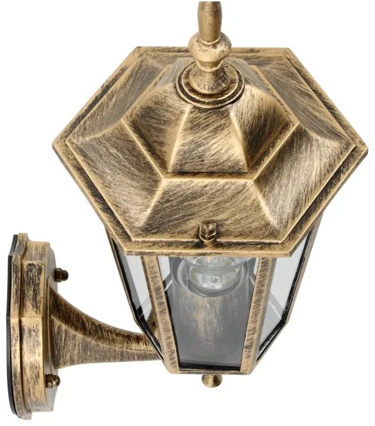 Applique da esterno 1xE27/60W/230V IP44 dorata