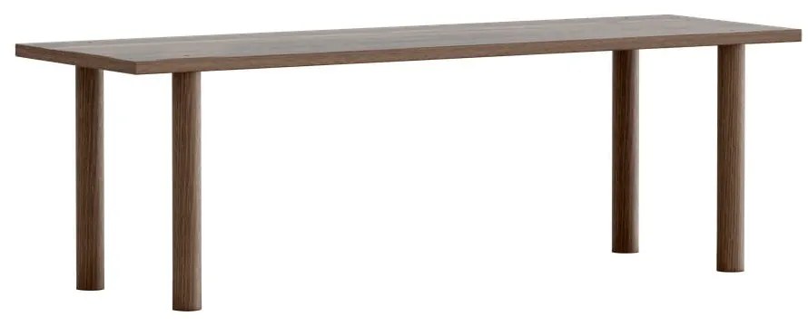 Componente marrone - scaffale in rovere decorato 110x35 cm Stories - UMAGE